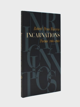 Item #378319 Incarnations Poems 1966-1968. Robert Penn Warren