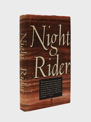 Item #378329 Night Riider. Robert Penn Warren