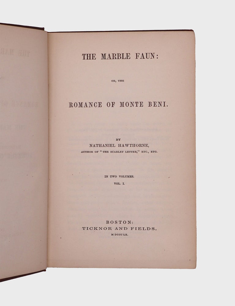 The Marble Faun: or, The Romance of Monte Beni
