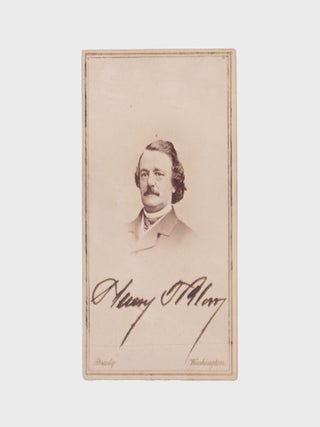 Carte de visite portrait of Henry Taylor Blow, Signed by Blow