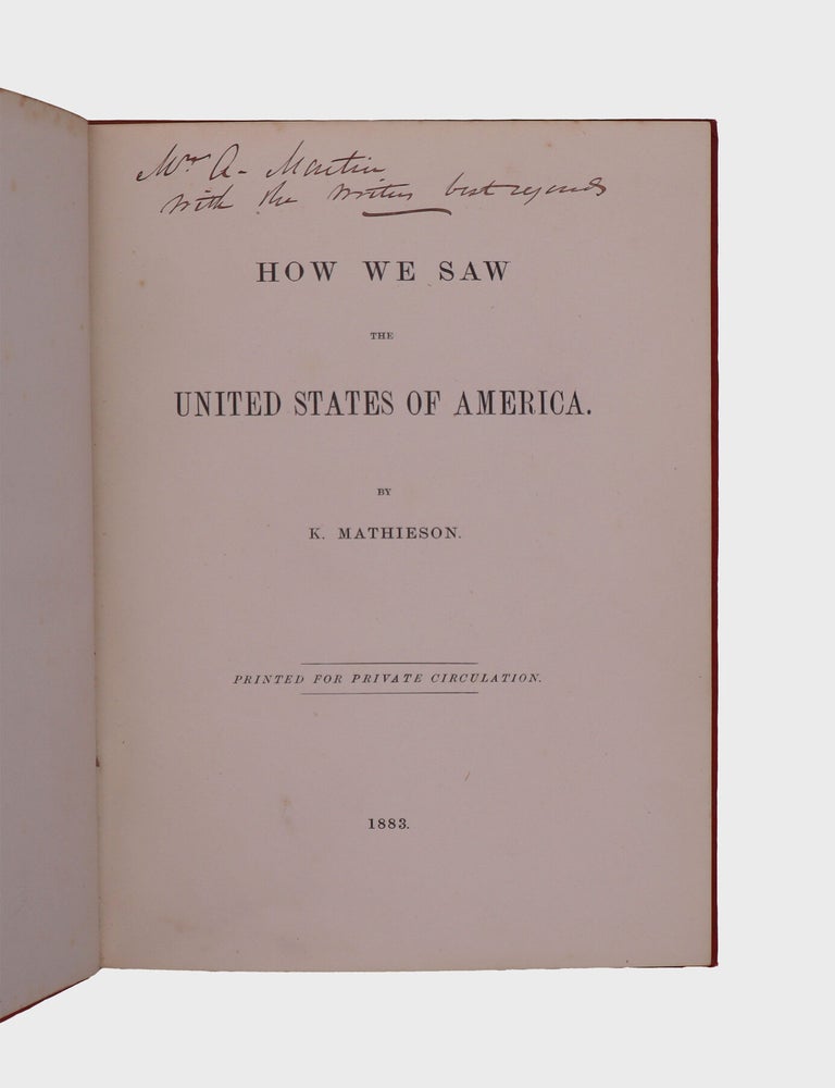 How We Saw the United States of America