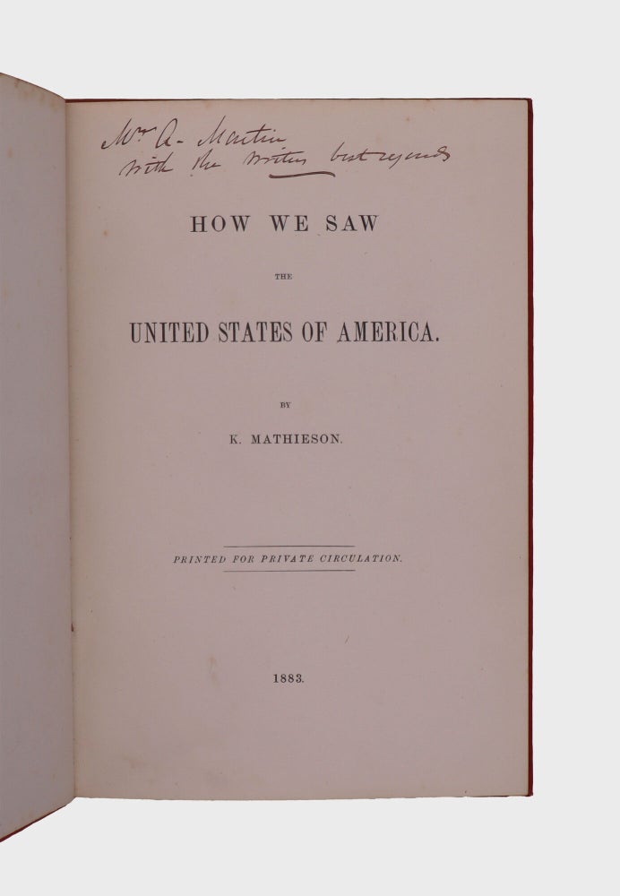 How We Saw the United States of America