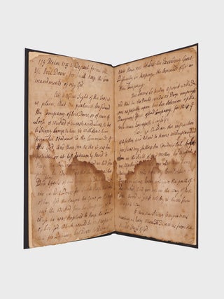 Autograph manuscript sermon, delivered at St. George's Church in Hempstead, Long Island on...