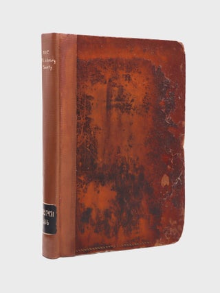 Original manuscript subscription book for the New York Protestant Episcopal Library Society