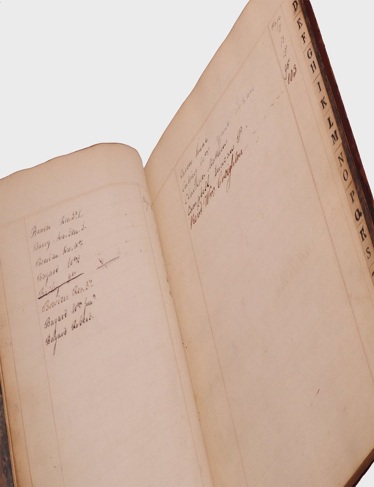[Original manuscript subscription book for the New York Protestant Episcopal Library Society]