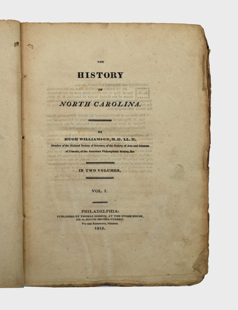 The History of North Carolina