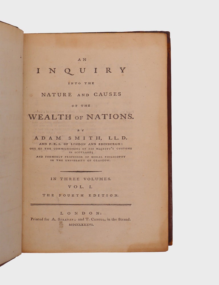 An Inquiry into the Nature and Causes of the Wealth of Nations
