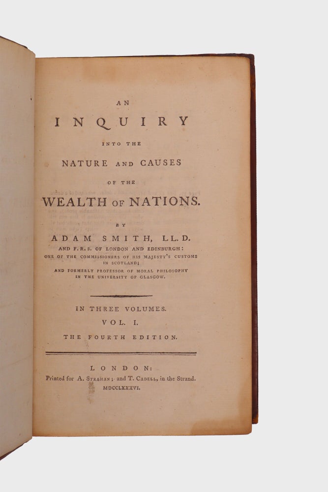 An Inquiry into the Nature and Causes of the Wealth of Nations