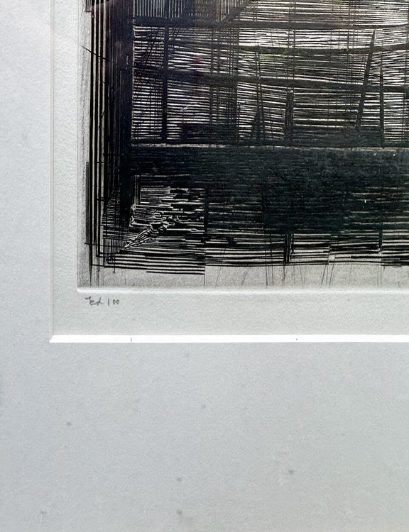 Copper engraving: "Chartres Cathedral"