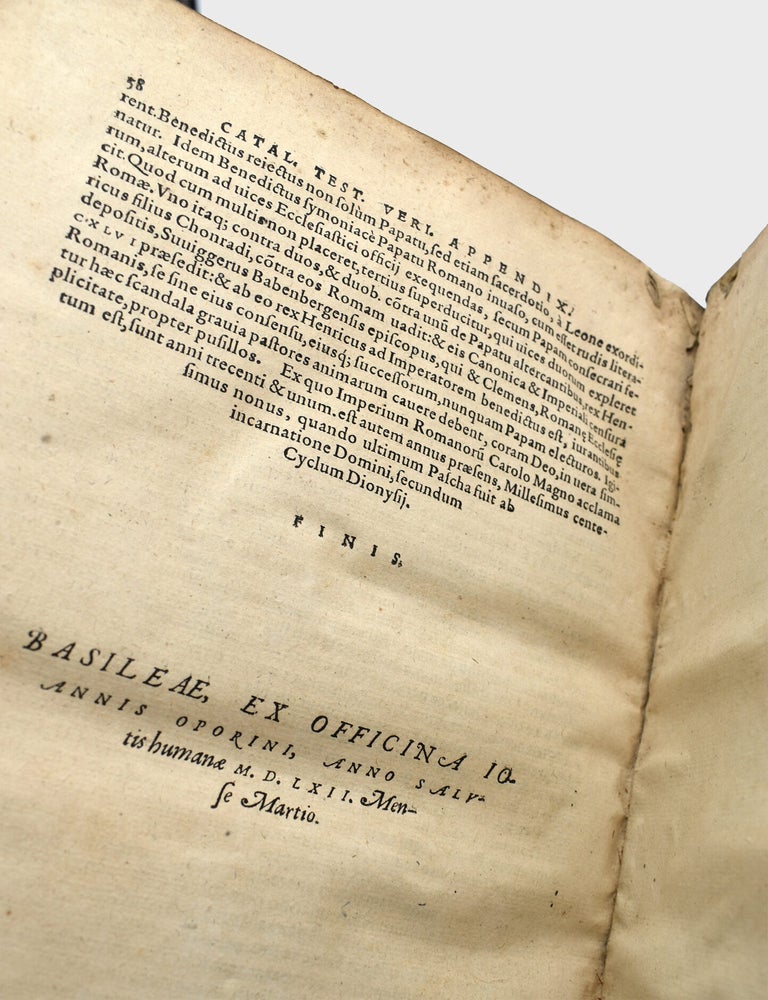 Catalogus Testium Veritatis, Qui ante Nostram Aetatem Pontifici Romano Atque Papismi Erroribus... (3/3)