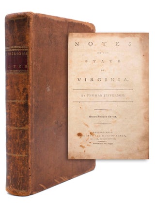 Item #37988 Notes on the State of Virginia. Thomas Jefferson