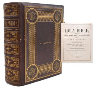 Item #38435 The Holy Bible, containing the Old and New Testaments, together with the Apocrypha:...