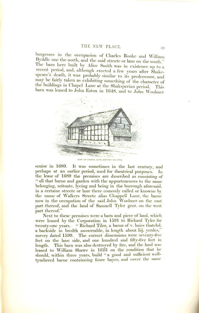 An Historical Account of the New Place, Stratford-Upon-Avon, the Last Residence of Shakeseare (3/4)