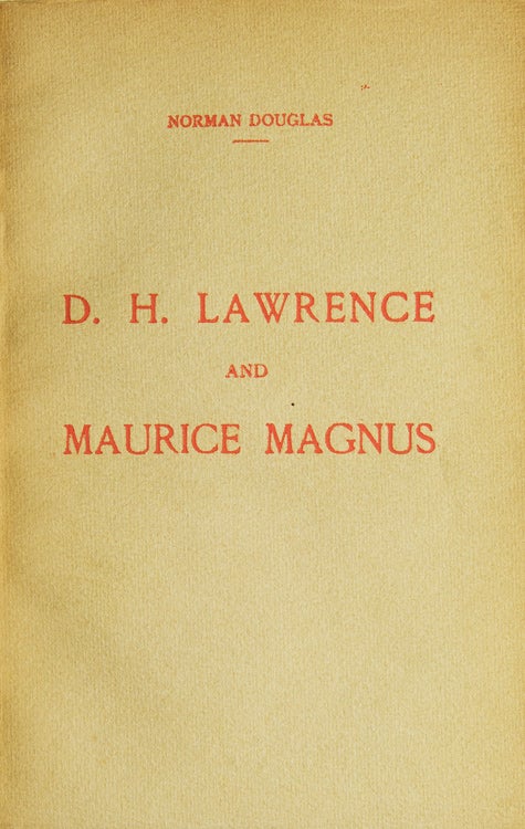 D. H. Lawrence and Maurice Magnus
