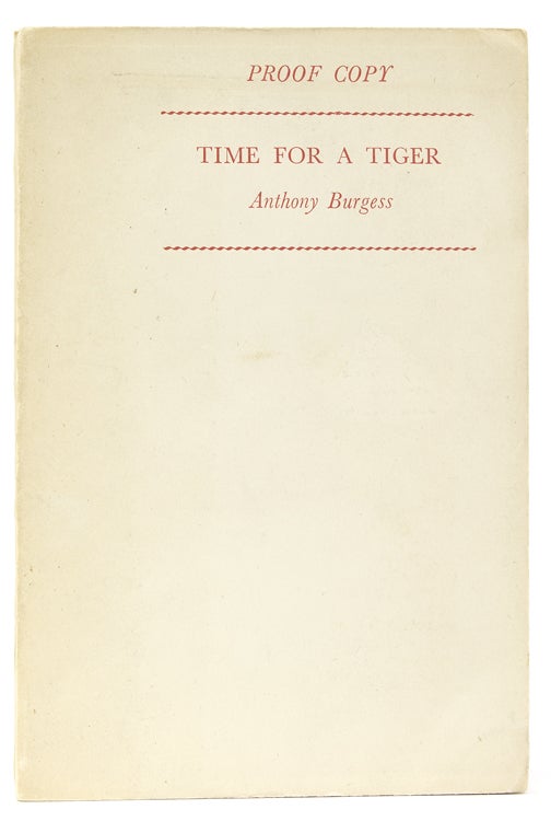Item #39233 Times for a Tiger. Anthony Burgess.