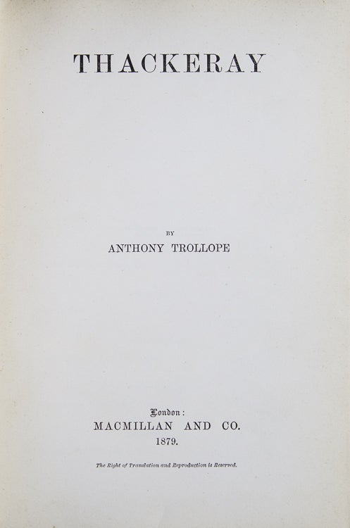 Thackeray (2/2)