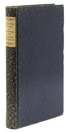 Item #39631 Franklin Evans or the Inebriate. A Tale of the Times. With an Introduction by Emory...