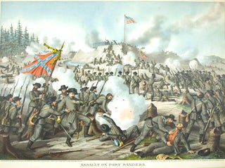Item #40279 Assault on Fort Sanders. Novemebr 29th 1863. [Chromolithographic print]. Civil War, Kurz