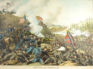 Item #40282 Battle of Franklin. November 30 1864. [Chromolithographic print]. Civil War, Kurz