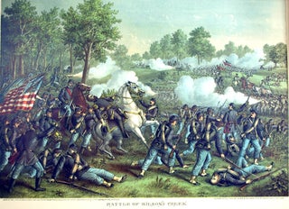Item #40284 Battle of Wilson's Creek. Aug. 10 1861. [Chromolithographic print]. Civil War