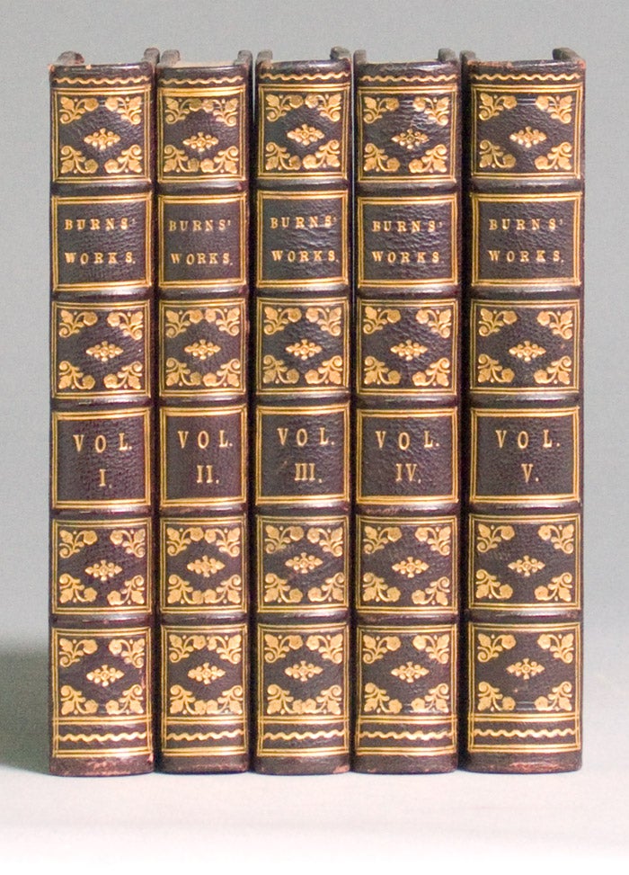 Item #40328 The Works of Robert Burns. edited by The Ettrick Shepard, and William Motherwell. Robert Burns.