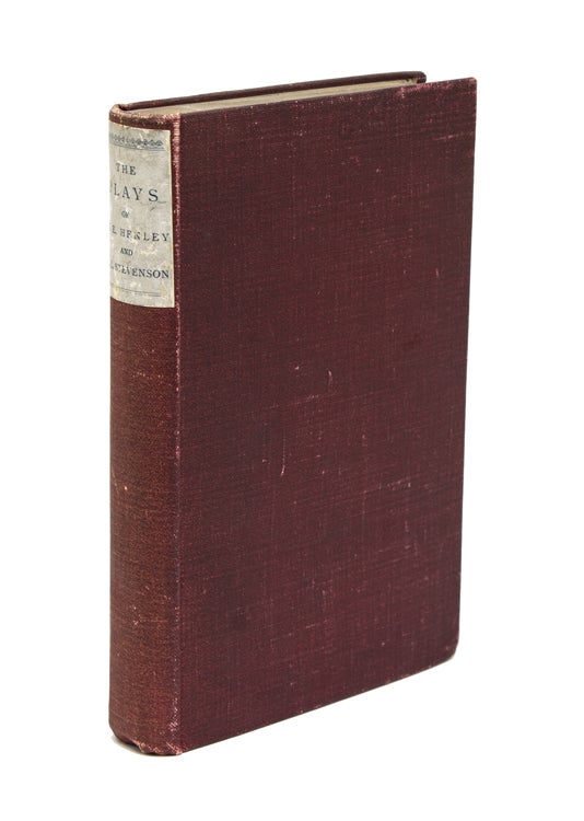 Item #40954 The Plays of. Robert Louis Stevenson, W E. Henley.