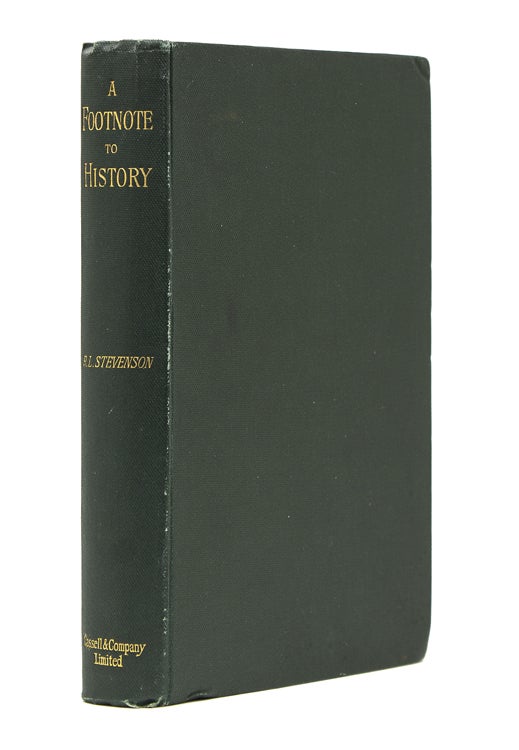 Item #40977 A Footnote to History. Eight Years of Trouble in Samoa. Robert Louis Stevenson.
