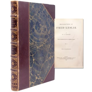 Item #41176 Recollections of Fred Leslie. With an Introduction by Clement Scott. W. T. Vincent