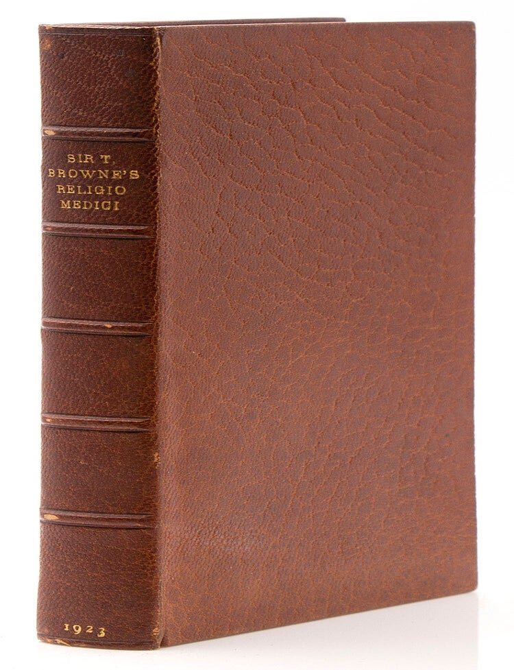 Religio Medici. Letter to a Friend &c and Christian Morals. Edited by W. A. Greenhill