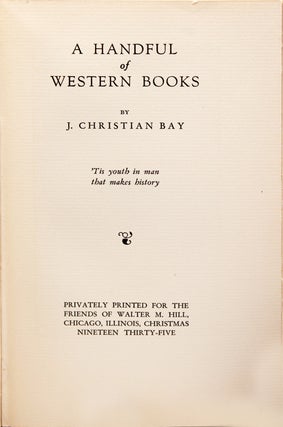 A Handful of Western Books