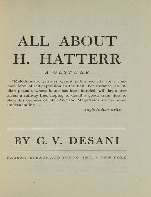 All About H. Hatterer