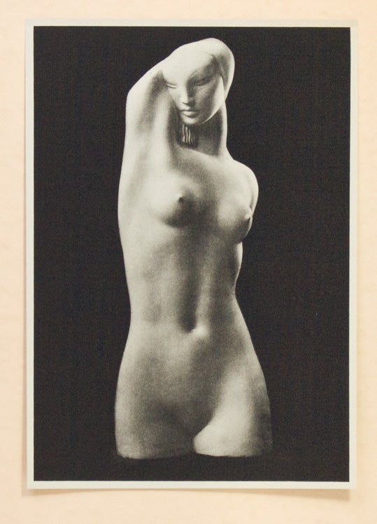 Item #41974 A Reproduction of a Statue by Boris Lovet-Lorski. Text by John Erskine. Boris Lovet-Lorski, John Erskine.
