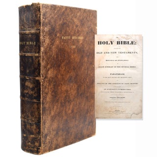 Item #42274 The Holy Bible...by the Late Rev. John Brown. English Bible