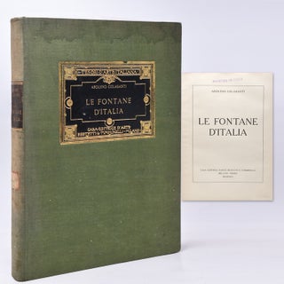 Item #42499 Le Fontane d'Italia. Arduino Colasanti