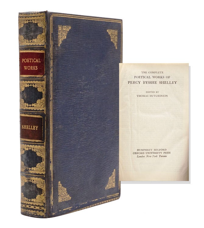 The Complete Poetical Works...Edited by Thomas Hutchinson