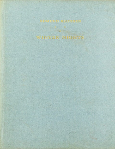 Winter Nights. A Reminiscence