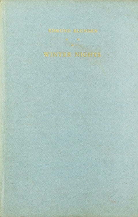 Winter Nights. A Reminiscence
