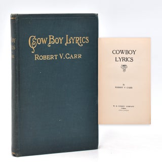 Item #43237 Cowboy Lyrics. Robert V. Carr