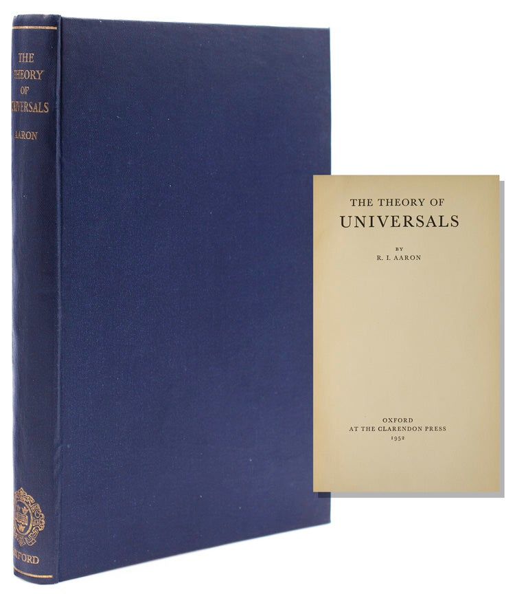 Item #43347 The Theory of Universals. R. I. Aaron.