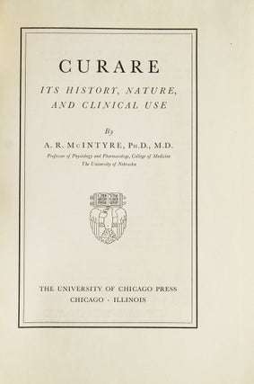 Curare. Its History, Nature and Clinical Use