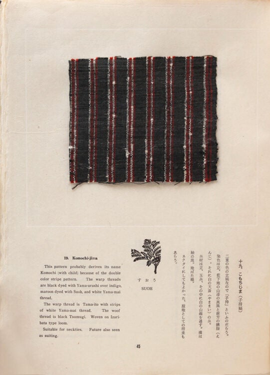 Nippon Hand Weaves in "Kusakizome" Dyes