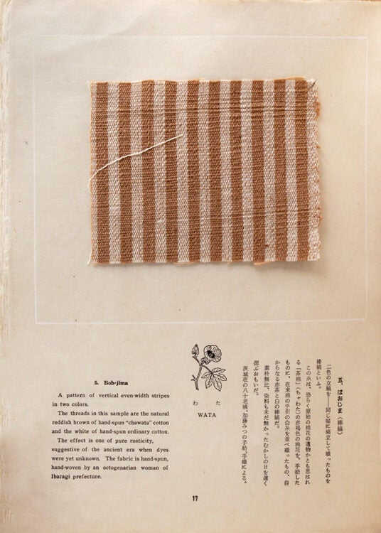 Nippon Hand Weaves in "Kusakizome" Dyes