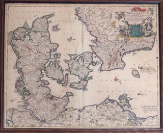 Item #51209 Map: Dania Regnum in quo sunt Ducatus Holsatia et Slesucium Insulae Danic et...