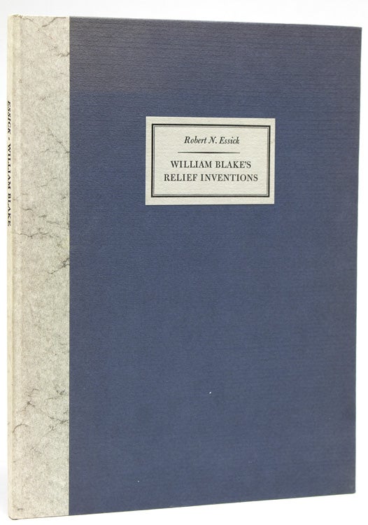 Item #51873 William Blake's Relief Inventions. William Blake, Robert N. Essick.