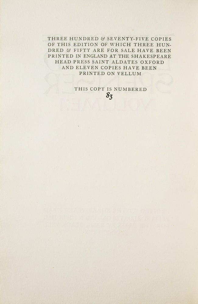 The Works of...Edited by Prof. W.L. Renwick (3/3)
