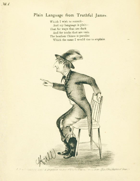 Item #5295 The Heathen Chinee. Bret Harte.