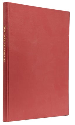 Item #53420 Draft-Book of Centennial Carriages, Displayed in Philadelphia, at the International...