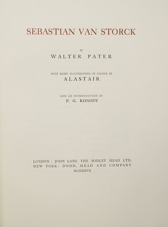 Sebastian Van Storck