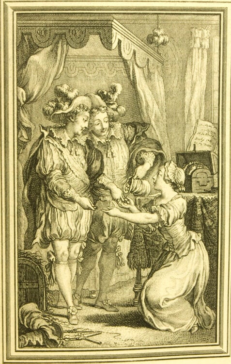Contes et Nouvelles en Vers ... illustrés avec compositions gravées d'après les dessins de Charles Eisen