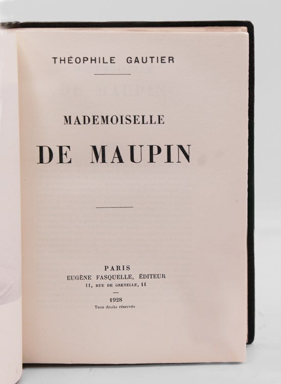 Mademoiselle de Maupin